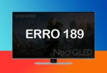Código de Erro 189 da Samsung TV